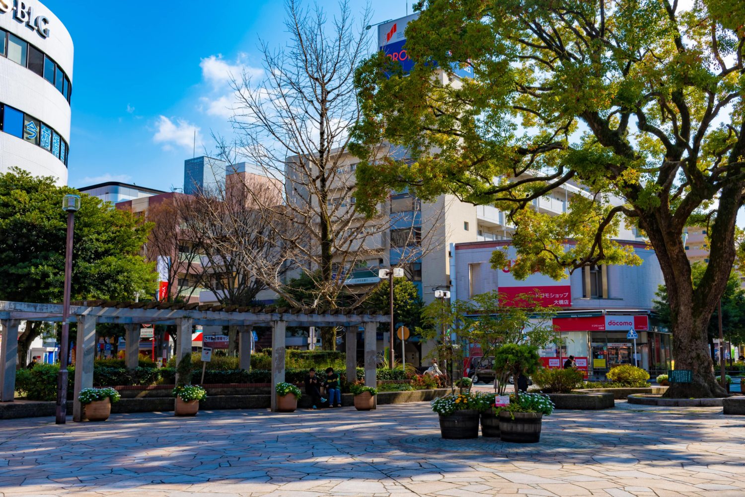 福岡市南区・大橋駅前の街並み
